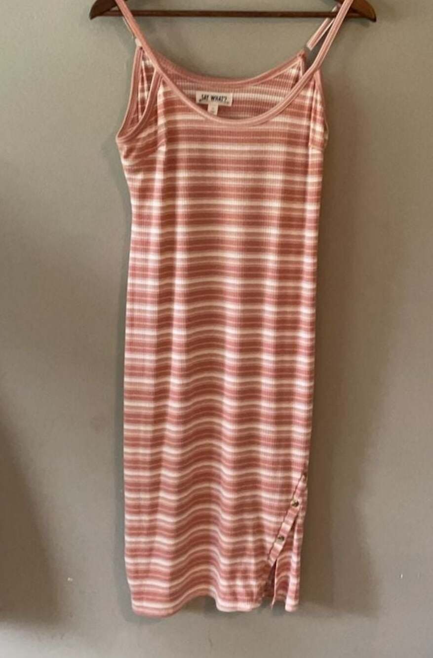 Say What Peachy   Back Maxi  Sun Dress